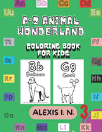 A-Z Animal Wonderland: Coloring Book for Kids 3