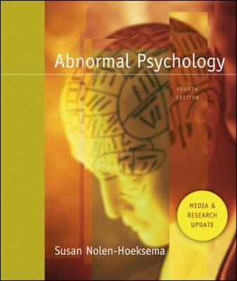 Abnormal Psychology: Media and Research Update - Nolen-Hoeksema, Susan, PH.D., and Hilt, Lori (Contributions by)