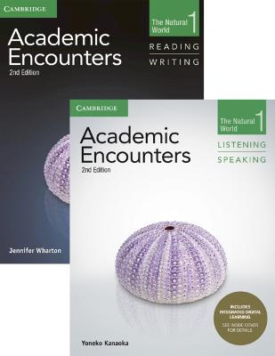 Academic Encounters Level 1 2-Book Set (R&W Student's Book with Digital Pack, L&S Student's Book with IDL C1): The Natural World - Wharton, Jennifer, and Kanaoka, Yoneko