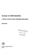 Access to Information: A Review of the Provision of Disability Information