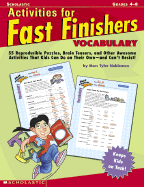 Activities for Fast Finishers: Vocabulary