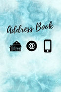 Address Book: Address Book A-Z, Emergency Contact Book, Birthday, Partner, Relation, Paperback, Telephone And Address Book,6"x9"- 158 Pages