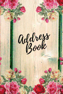 Address Book: Beautiful Red Rose Design