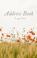 Address Book Large Print: For Contacts, Addresses, Phone Numbers, Emails & Emergency reference