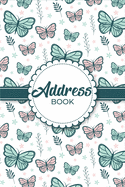 Address Book: Mini Contact Book Organizer with Alphabetical for Record Names, Address Email, Phone - Henren Mertiner