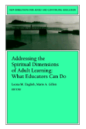 Addressing the Spiritual Dimensions of Adult Learning: What Educators Can Do: New Directions for Adult and Continuing Education, Number 85