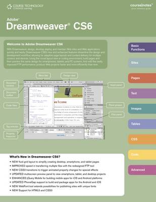 Adobe Dreamweaver Cs6 Crsnotes - Technology, Course