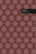Adore Lifestyle Journal, Blank Write-in Notebook, Dotted Lines, Wide Ruled, Size (A5) 6 x 9 In (Purple)