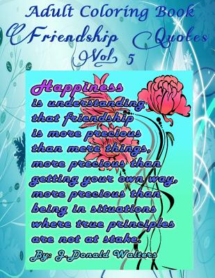 Adult Coloring Book: Friendship Quotes, Volume 5 - Doyle, Betty