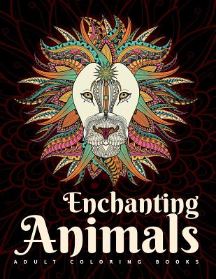 Adult Coloring Books: Enchanting Animals - Designs, Inky Balm