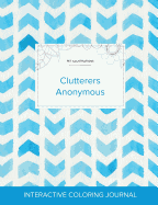Adult Coloring Journal: Clutterers Anonymous (Pet Illustrations, Watercolor Herringbone)