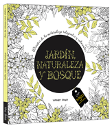 Adult Colouring Books Nature Garden and Forests - Spanish
