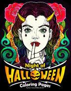 Adults Coloring Book: Night of Halloween Coloring Pages