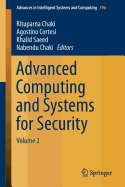 Advanced Computing and Systems for Security: Volume 2