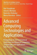 Advanced Computing Technologies and Applications: Proceedings of 2nd International Conference on Advanced Computing Technologies and Applications--Icacta 2020