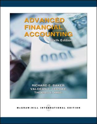 Advanced Financial Accounting with Dynamic Accounting PowerWeb - Baker, Richard, and Lembke, Valdean, and King, Thomas