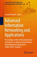 Advanced Information Networking and Applications: Proceedings of the 38th International Conference on Advanced Information Networking and Applications (AINA-2024), Volume 2