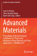 Advanced Materials: Proceedings of the International Conference on "physics and Mechanics of New Materials and Their Applications", Phenma 2019