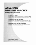 Advanced Nursing Practice: An Intergrated Approach - Hamric, Ann B, PhD, RN, Faan, and Spross, Judith A, PhD, RN, Faan, and Eoyang, Thomas (Editor)
