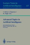 Advanced Topics in Artificial Intelligence: International Summer School, Prague, Czechoslovakia, July 6-17, 1992. Proceedings