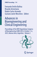 Advances in Bioengineering and Clinical Engineering: Proceedings of the XXIV Argentinian Congress of Bioengineering (SABI 2023), October 3-6, 2023, Buenos Aires, Argentina - Volume 2