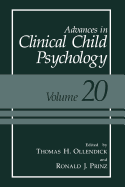 Advances in Clinical Child Psychology: Volume 20