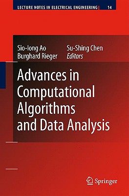 Advances in Computational Algorithms and Data Analysis - Ao, Sio-Iong, and Rieger, Burghard B, and Chen, Su-Shing