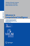 Advances in Computational Intelligence: 21st Mexican International Conference on Artificial Intelligence, MICAI 2022, Monterrey, Mexico, October 24-29, 2022, Proceedings, Part II