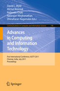 Advances in Computing and Information Technology: First International Conference, ACITY 2011, Chennai, India, July 15-17, 2011, Proceedings