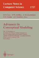 Advances in Conceptual Modeling: Er'99 Workshops on Evolution and Change in Data Management, Reverse Engineering in Information Systems, and the World Wide Web and Conceptual Modeling Paris, France, November 15-18, 1999 Proceedings