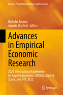 Advances in Empirical Economic Research: 2022 International Conference on Applied Economics (Icoae), Madrid, Spain, July 7-9, 2022