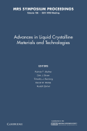 Advances in Liquid Crystalline Materials and Technologies: Volume 709