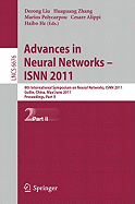 Advances in Neural Networks -- ISNN 2011: 8th International Symposium on Neural Networks, ISNN 2011, Guilin, China, May 29--June 1, 2011, Proceedings, Part II