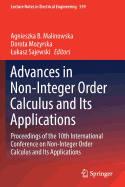 Advances in Non-Integer Order Calculus and its Applications: Proceedings of the 10th International Conference on Non-Integer Order Calculus and its Applications