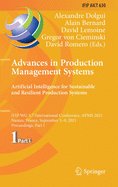 Advances in Production Management Systems. Artificial Intelligence for Sustainable and Resilient Production Systems: Ifip Wg 5.7 International Conference, Apms 2021, Nantes, France, September 5-9, 2021, Proceedings, Part I