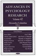 Advances in Psychology Researchvolume 42