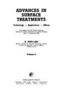 Advances in Surface Treatments: Proceedings of the Ast World Conference, December 3-4, 1986, Paria - Niku-Lari, A (Editor)