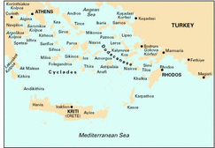 Aegean Sea South 2007: South: Passage Chart