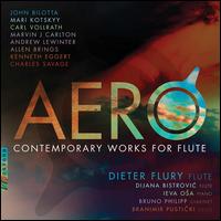 Aero: Contemporary Works for Flute - Branimir Pusticki (cello); Bruno Philipp (clarinet); Dieter Flury (flute); Dijana Bistrovic (flute); Ieva Osa (piano)