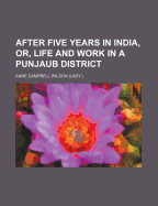 After Five Years in India, Or, Life and Work in a Punjaub District