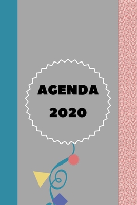 Agenda 2020: planificador anual mensual semanal 2020 I organizador mensual - Rodriguez, Julia