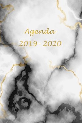 Agenda Scuola 2019 - 2020: Mensile - Settimanale - Giornaliera - Settembre 2019 - Agosto 2020 - Obiettivi - Rubrica - Orario Lezioni - Appunti - Priorit - Elegante effetto Marmo con scritte in Oro Antico - C, Giorgia (Contributions by), and Planner, Schumy & Trudy