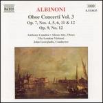 Albinoni: Oboe Concerti, Vol. 3