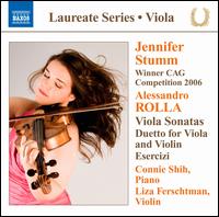 Alessandro Rolla: Viola Sonatas; Duetto for Viola and Violin; Esercizi - Connie Shih (piano); Jennifer Stumm (viola); Liza Ferschtman (violin)