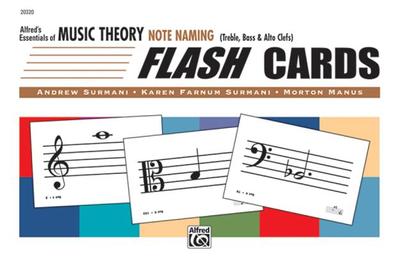 Alfred's Essentials of Music Theory: Note Naming Flash Cards, Flash Cards - Surmani, Andrew, and Surmani, Karen Farnum, and Manus, Morton