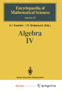 Algebra IV - Kostrikin, A I