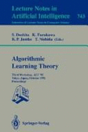 Algorithmic Learning Theory - Alt '92 - Doshita, S, and Alt '92