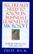 All I Really Need to Know I Learned at Microsoft (UK Edition)