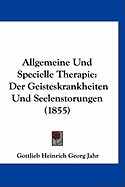 Allgemeine Und Specielle Therapie: Der Geisteskrankheiten Und Seelenstorungen (1855)