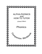 Alpha-Phonics and How to Tutor Phonics Companion Workbook > (Library Edit.): Library Edition